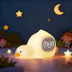 Laying Duck Alarm Clock with Night Light for Kids with Sleep Training and Sound Machine Laying Duck Alarm Clock with Night Light for Kids with Sleep Training and Sound Machine product