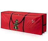 habibee Christmas Tree Storage Bag with Wheels Fits Up to 9 Ft Tall Artificial Disassembled Trees...