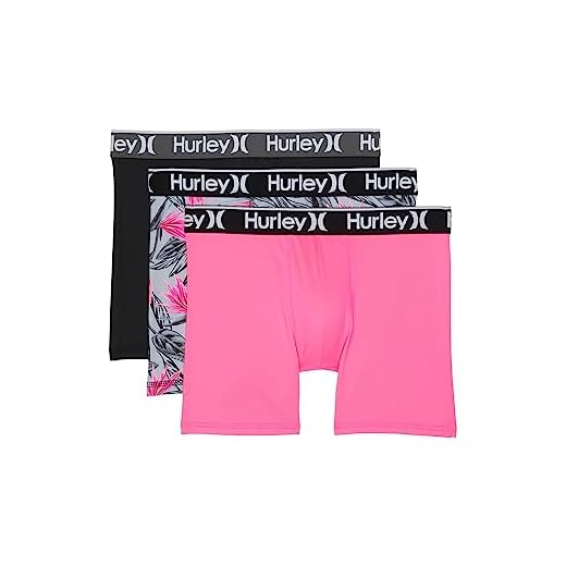 Hurley Regrind Mainline Boxer Briefs 3-Pack Boise MD (32"-34" Waist)