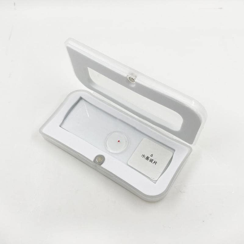 Accesorios para Microscopios Gabinete de Almacenamiento de portaobjetos de microscopio de plástico de 5 uds for portaobjetos preparados de calibración Durabilidad Y Rendimiento Confiable(Wit)