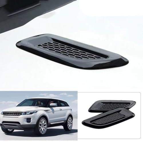 Grille de capot Evoque 2015 noir brillant grille aération auto