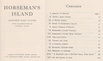 Hardcover Horseman's island Book