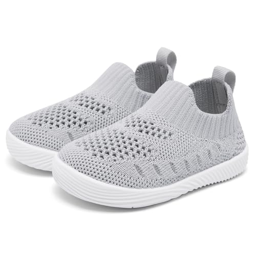 Image of MORENDL Baby Toddler Walking Socks Non-Slip Breathable Unisex Casual Sneakers