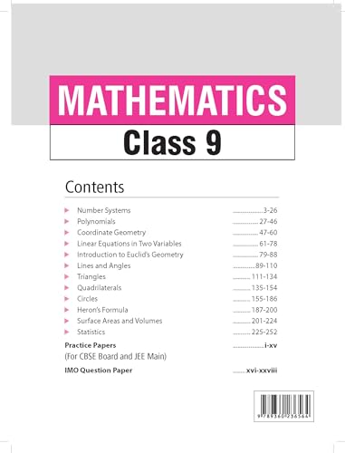 Image of MTG Foundation Course Class 9 Mathematics Book (Edition 2025) For IIT JEE, IMO Olympiad, CUET, KVPY & Boards Exam | Based on NCERT Pattern