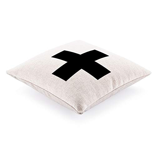Tina-R Swiss Cross 18X18 Inch Pillow Cover Everyday Throw Pillow Gift Accent Pillow Cushion Cover #TOP2