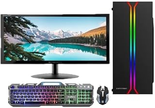 LAOZI Extreme Gaming Pc Intel Core i7 | 8GB Ram 256GB SSD 1TB Hard Disk GT 730 4GB Graphic Card 20 inch HD Monitor Gaming ...