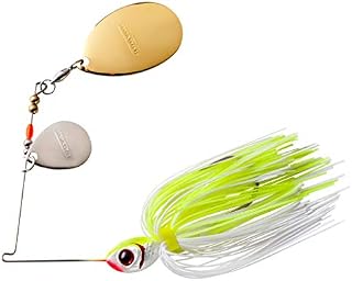 BOOYAH Colorado/Indiana Blade - White/Chartreuse - 3/8 oz