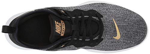 Image of Nike Women's Flex Trainer 9 Sneaker, Black /Metallic Gold-Gunsmoke, 12 Regular US