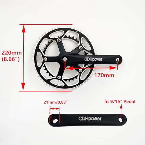 DONSP1986 53/39T Square Taper Crankset