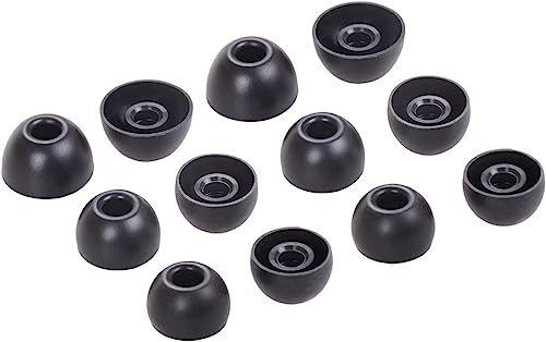 Replacement Earbuds Ear Tips Eartips Ear Cap Compatible with EarFun Air Pro 3 / Air Pro 2 / EarFun Air, S/M/L Silicone Earbuds Tip 6 Pairs,Black (713efb6p) by JNSA - Image 7