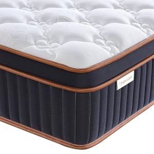 Thavion Premium Matratze 200x200 cm Höhe 30cm 9-Zonen Taschenfederkernmatratze Härte H3 H4, Orthopädische ergonomische, Druck & Rückenschmerzen, Bewegung isolierend, Öko-TEX & CertiPUR Zertifiziert
