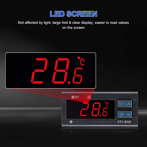Cuculo Controlador digital de temperatura 220V integrado controlador de resfriamento/degelo/sopro el