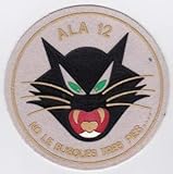  PATCHMANIA Spanish Patch Air Force Ejercito del Aire ala 12 Wing F4 Rubber 106mm Parches Bordados THERMOADHESIVE Patch