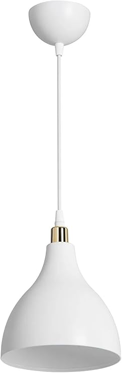 AG LightDesign Beyaz Sarkıt Avize Yatak Odası Salon Mutfak Koridor Lamba 18 AGnm94 [Enerji Sınıfı A]