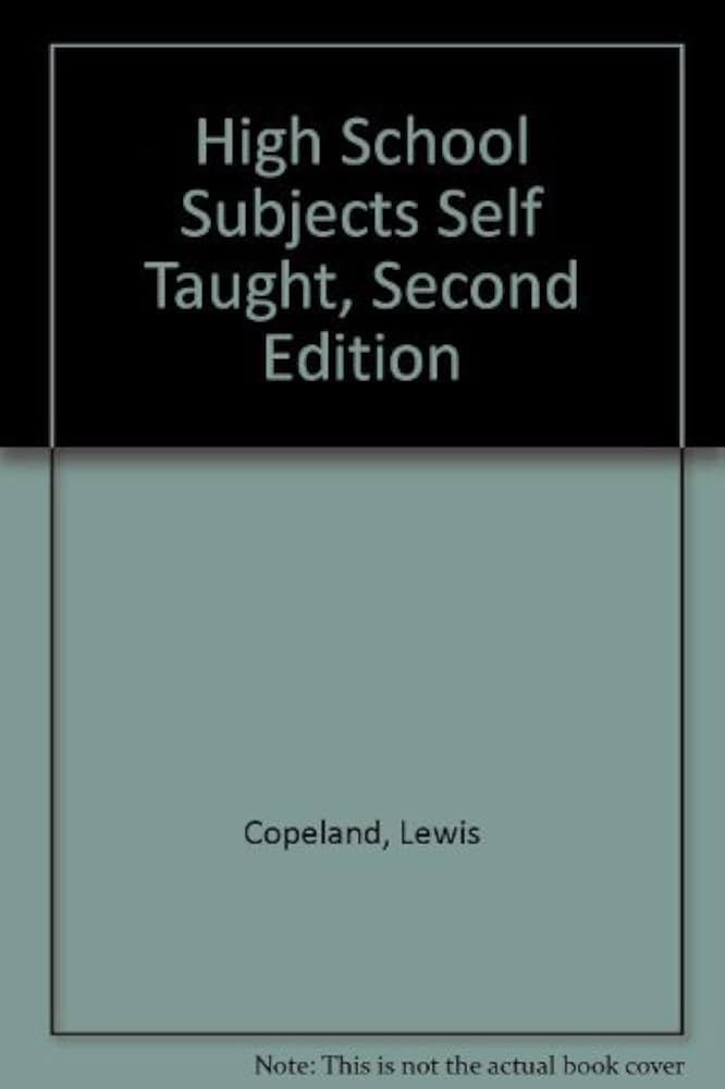 語学・辞書・学習参考書 High School Subjects Self Taught High school subjects self taught : Lewis Copeland : Free