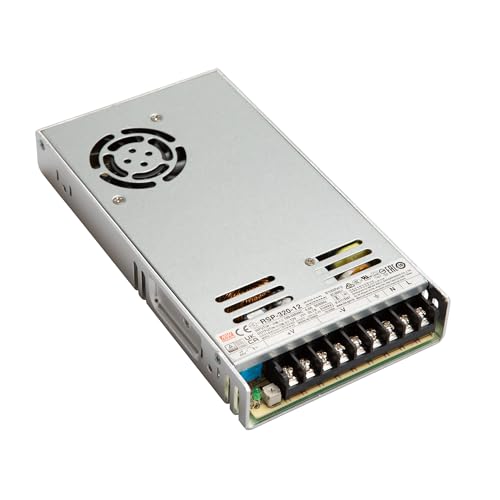 KingLed - Mean Well Alimentatore AC/DC Modello RSP-320-12 da 320W 12V Trasformatore Switching Non Impermeabile IP20 Per Prodotti a Led Meanwell Serie RSP cod. 1466