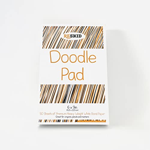 Reskid Drawing Paper Pad (6 X 9 Inches) - 50 Sheets, 4-Pack - Coloring Art Pads For Kids, Sketch Pad For Drawing Kids (6X9) #TOP1