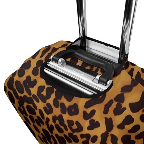 Cool Cheetah Leopard Luggage Cover Travel Suitcase Covers for Luggage Elastic Carry on Luggage Covers for Suitcase Tsa Approved Washable Luggage Sleeve Protector Fits 18-32 Inch M 5