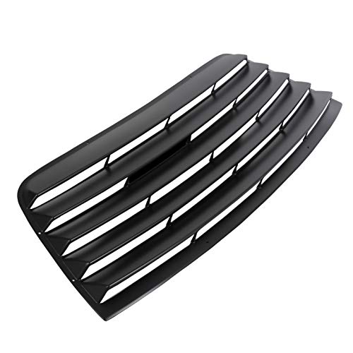 ALMULOO Window Louver Compatible with 2008-2023 Dodge Challenger Windshield Sun Shade Cover Air Vent Scoop Shades Cover Blinds Trim Plastic(ABS) Painted Matte Black by ALMULOO - Used condition - Image 7