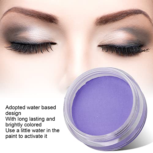 Tinta Corporal Facial, 0,35 Onças Tinta Corporal Facial Ativada por água de Cor Brilhante de Fácil R