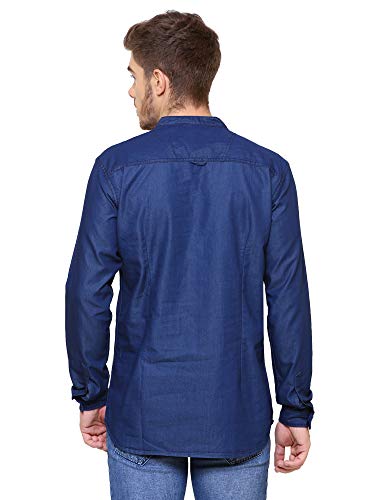 Image of Kuons Avenue Men's Short Denim Kurta | Kurta Shirt for Men