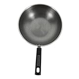 ABOOFAN Bratpfanne mit Deckel aus Edelstahl für einfaches Kochen