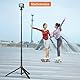 VRIG 160cm Stativ für Action-Kamera, AC-04S Kamera Stativ mit Magnetischer Schnellspannkopf, Selfie Stick Stativs Camera Tripod mit Go pro 13/12/ 11/10/ 9, DJI Action 5 Pro/ 3/2 und Insta 360