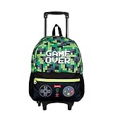 Mochila de Rodinha Grande Sestini M Plus Game - Colorido