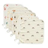 Oaygat Musselin-Spucktücher für Babys, Sabbern und Unordnung – sicher und sanft, Musselintücher für Babys, 100 % Baumwolle, Musselin, quadratisch, Spucktücher, Baby-Essentials für Neugeborene, Jungen