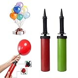 【Materiales de Calidad】Esta Bomba Globo Mano Diseño robusto hecho de plástico, ligero y portátil,Su tamaño hace que sea fácil de almacenar cuando no está en uso.