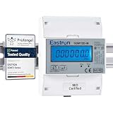 Eastron Misuratore elettrico trifase a basso costo con guida DIN 100A con certificazioni MID, EMC e LVD - Uscita impulsi 2 1000imp/kWh 72/4P (SDM72D-M-MID V2)