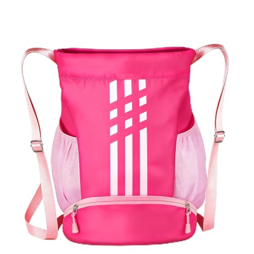 Image of Soccer Bag, Youth Drawstring Backpack for Volleyball Basketball Sports