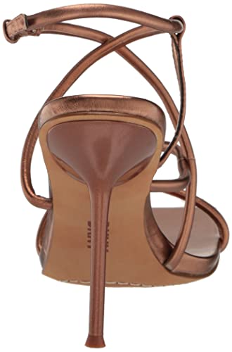 Dkny Women's Comfortable Chic Shoe Reia Heeled Sandal, Copper, 7 #TOP2