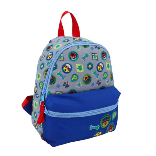 Sac à dos Pat Patrouille bleu réglable pour éviter le mal de dos de l'enfant