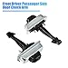 ACROPIX Car Front Left Right Door Check Strap Stopper Limiter Fit for Chevrolet Silverado Fit for GMC Sierra - Pack of 1 Black