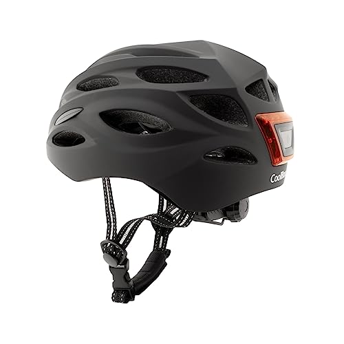 Coolbox M02 Casco Per Monopattino Elettrico O Bicicletta Nero Con Luce Led Anteriore E Posteriore. Leggero E Resistente Con Schiuma Eps E Rivestimento In Policarbonato, Design Traspirante. Taglia L - 6