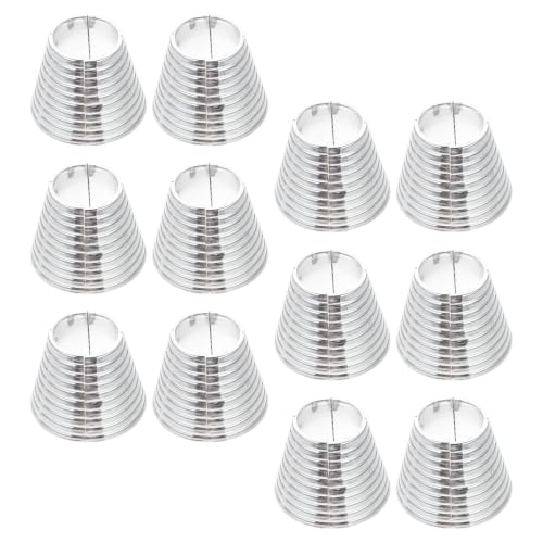 Pinzas de pelo en ABS compacto plata de alta resistencia con acabado minimalista 12 ud