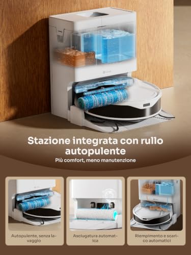 Lefant M210 Omni Robot Aspirapolvere Lavapavimenti,20.000Pa, Anti Groviglio - Immagine 5