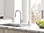 AguaStella AS60BN Brushed Nickel Pull Down Kitchen Faucet and ASF026BN Brushed Nickel Built in Soap Dispenser Combination