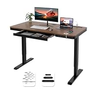 Amazon | HOMAYA 昇降デスク 電動 コンセント/USB-A/Type-C/引出し付き
