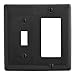 Hubbell Wiring Systems NPJ126BK Nylon Wallplate, Black