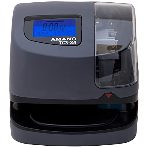 AMANO TCX-35 Time Clock for Employees, Electronic Punch Clock for Small Business, Made in USA (Individual Unit) by AMANO - Image 3