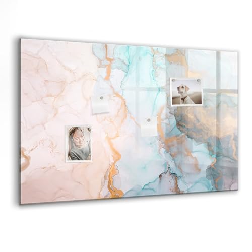 Tableau blanc verre trempé magnétique effaçable avec accessoires