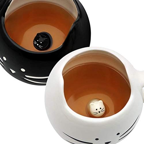 Teagas Kitty Baby Cat Inside Coffee Mugs Set for Cat Lover Woman,Mom Mug for Coffee Cups and Tea Cups 12OZ