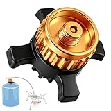 Fabrication en laiton : l'adaptateur pour cartouche de gaz est fabriqué en aluminium et en laiton. Ces matériaux garantissent des performances fiables même dans des conditions humides et froides, ce qui en fait un adaptateur de rechange ou d'urgence idéal pour une utilisation en extérieur et en voyage.