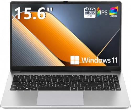 15.6 Inch Windows 11 Laptop Computer, N4020, 4GB DDR4 RAM, 128GB ...