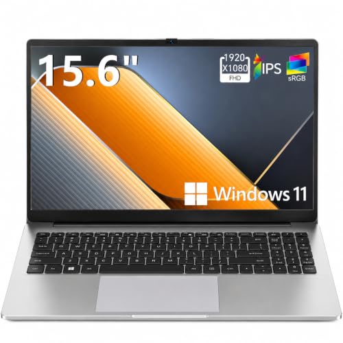 15.6 Inch Win 11 Laptop Computer, N4020, 4GB DDR4 RAM, 128GB Storage