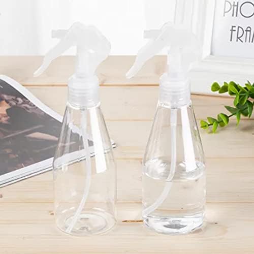 BRONZLO® Spray Bottles Pack of 2 200ml Water Spray Bottles Plant Mist Clear Empty Plastic Sprayers for Gardening, Cleaning, Air Freshening, Essential Oil