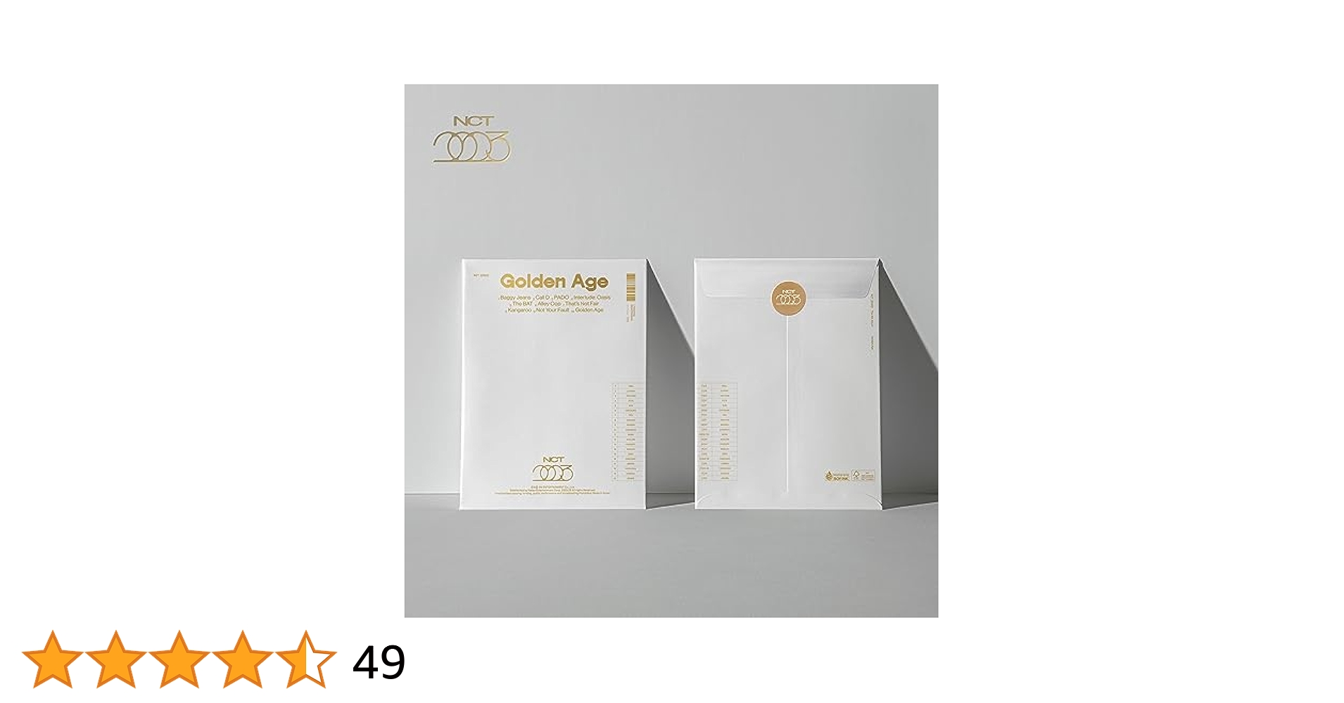 nct golden age kms クン 中華　ラキドロ　2枚セット nct golden age kms クン 中華 ラキドロ 2枚セット NCT 2023