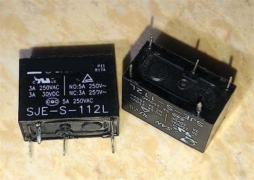 Relais 5 broches SJE-S-112L 12V 5A composant de rechange électronique